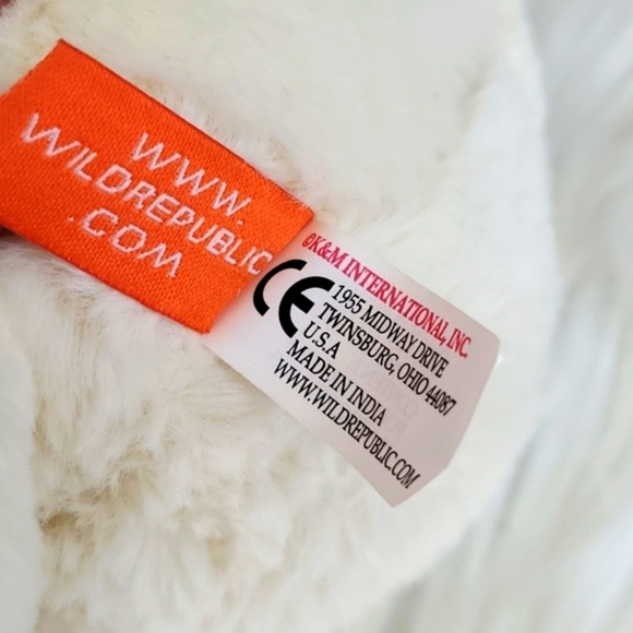 Wild Republic Zoo Realistic Polar Bear Winter Plush Stuffed Animal Toy 14" - Picture 16 of 17